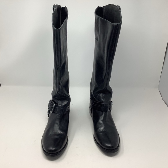 Matisse Women's Black Flashback Leather Riding Boots Size 6.5 - Picture 4 of 10